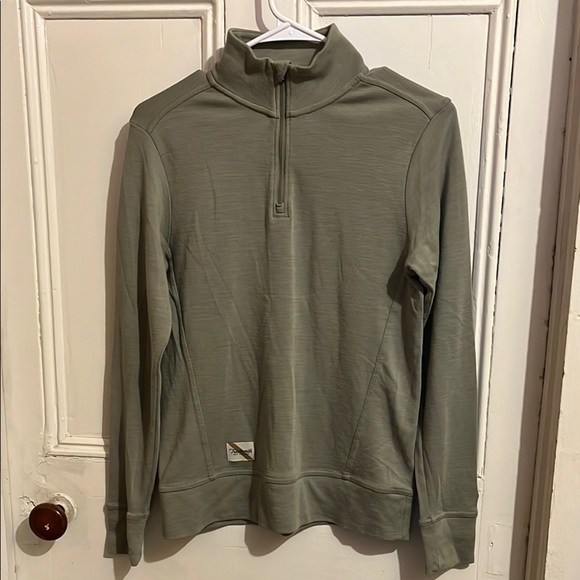Tracksmith Downeaster Quarter Zip - Green - Picture 2 of 9